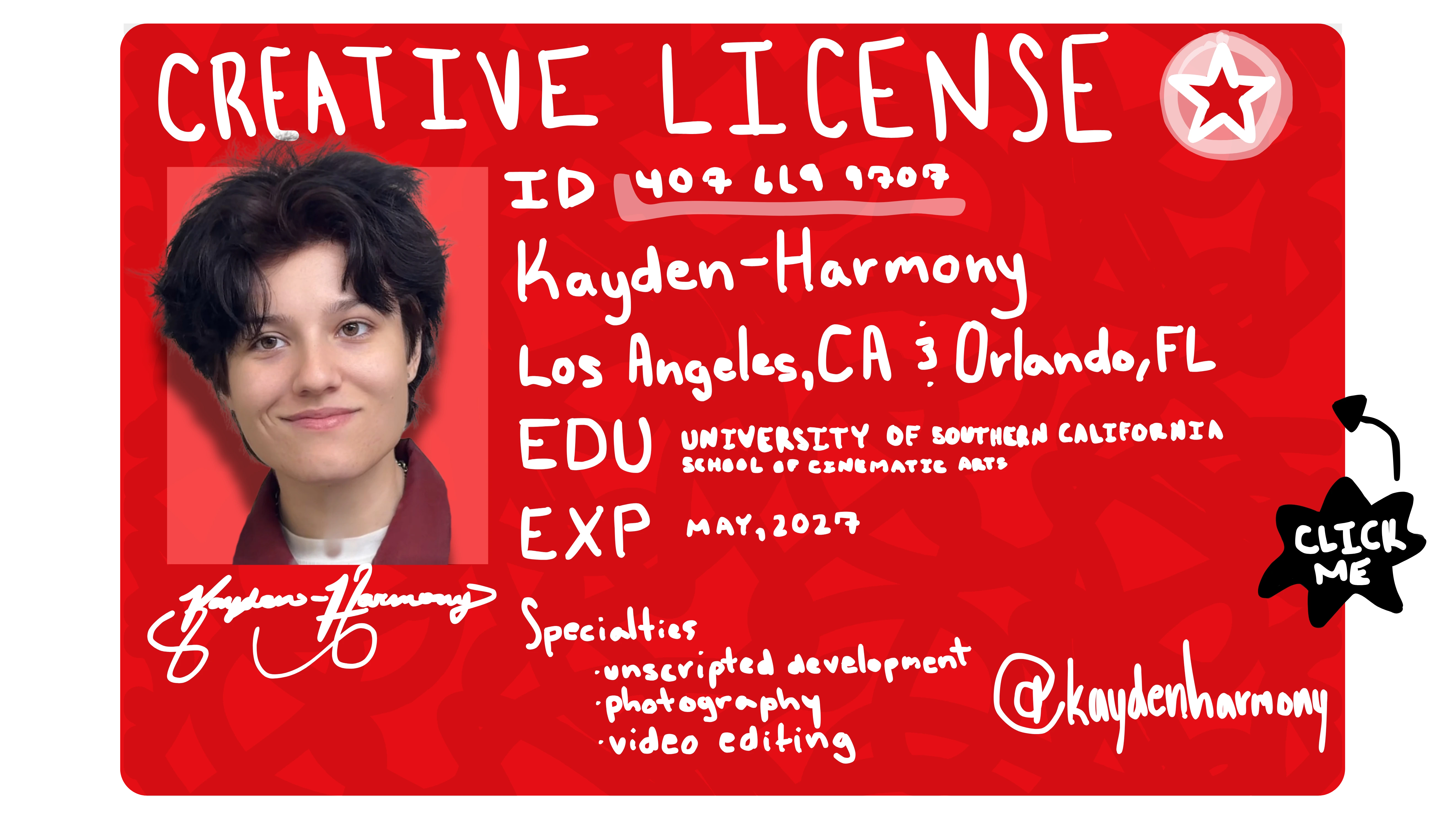 Creative License front